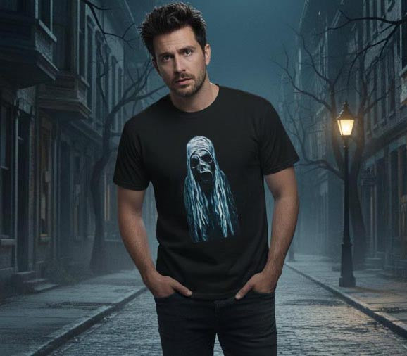 Screaming Ghoul T-Shirt — Gothic Horror Portrait Tee