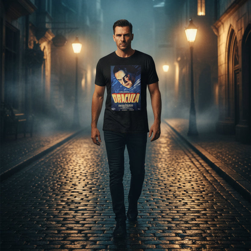 Dracula Vintage Movie Poster Tee — Vintage Horror Classic T‑Shirt