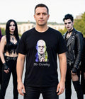 Mr. Crowley Graphic T-Shirt — Occult Rock Portrait Tee