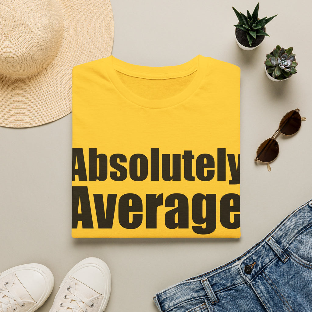 Absolutely Average T-Shirt — Funny Minimalist Graphic Tee
