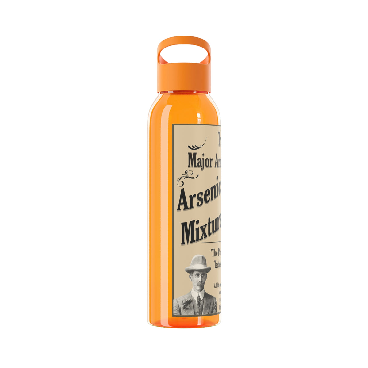 Vintage Arsenic Mixture Water Bottle — Novelty Apothecary Label