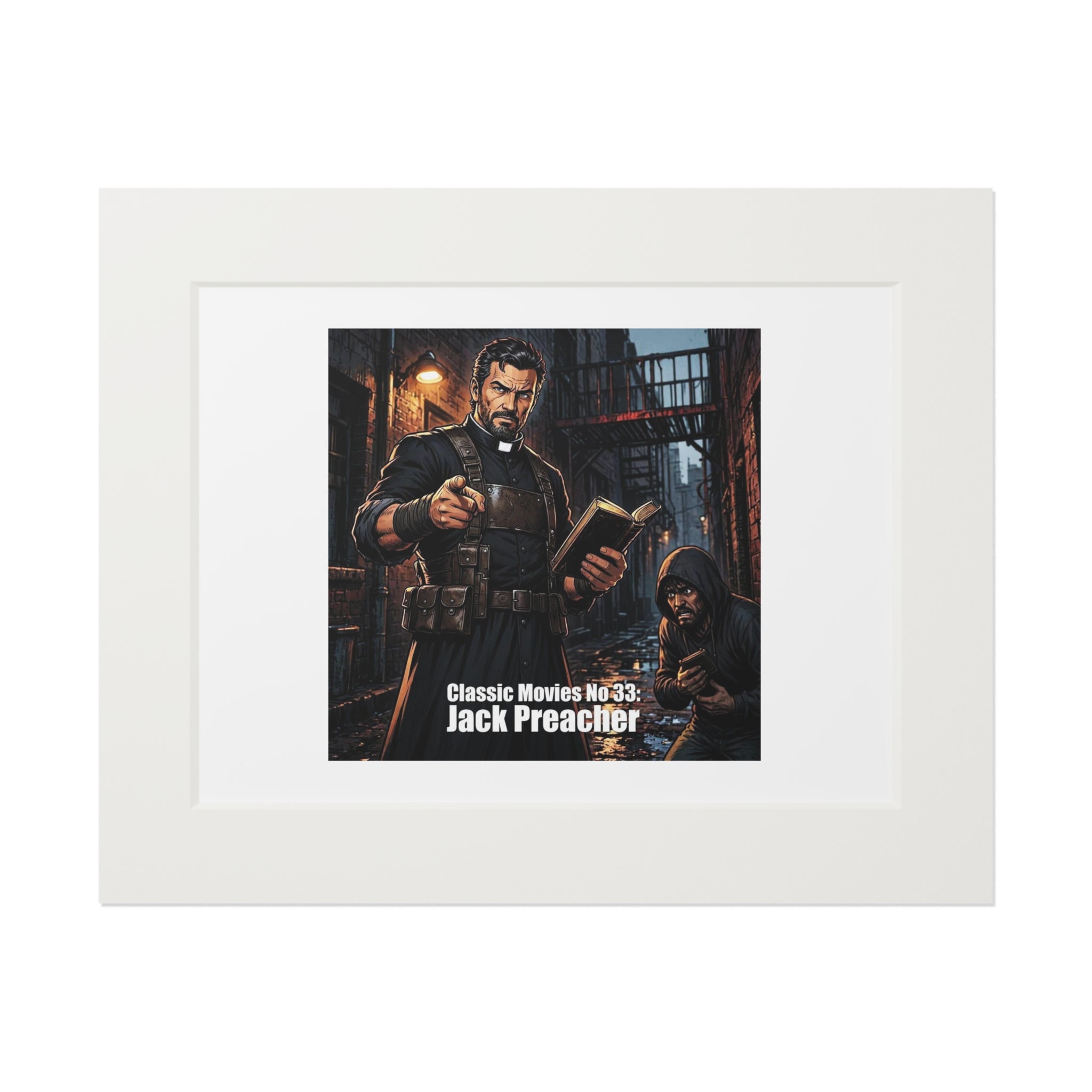 Jack Preacher Fine Art Print with Passepartout Frame