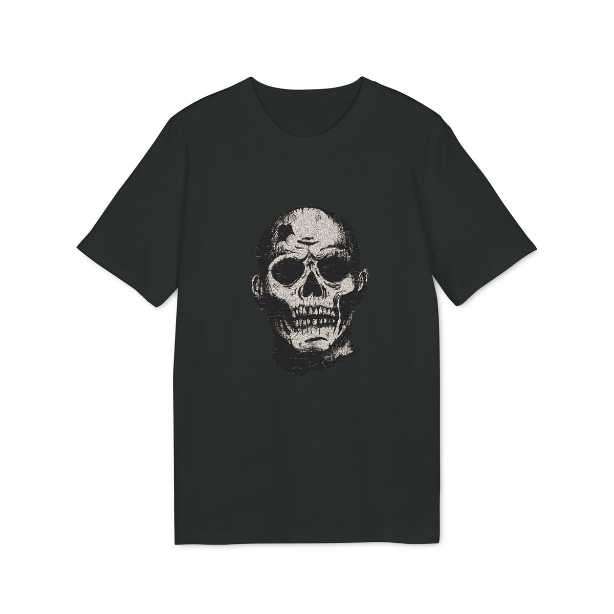 Skull Portrait T-Shirt — Vintage Horror Graphic Tee
