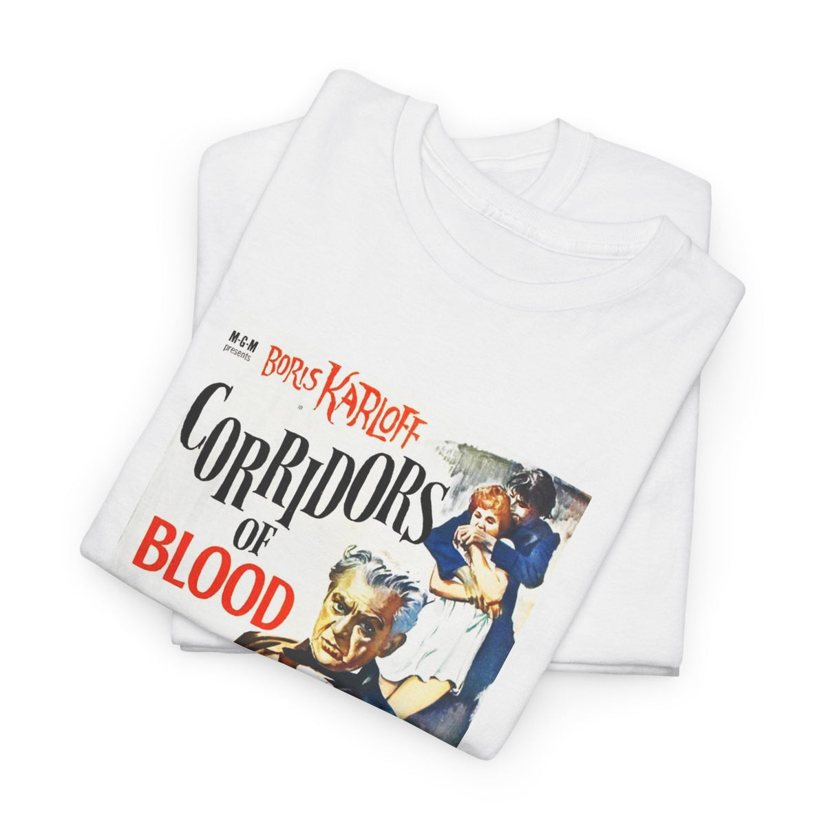 Vintage Horror Movie Poster - Corridors of Blood Tee