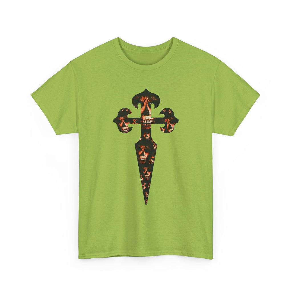 Celtic Skull Dagger Graphic Tee — Gothic Horror Print