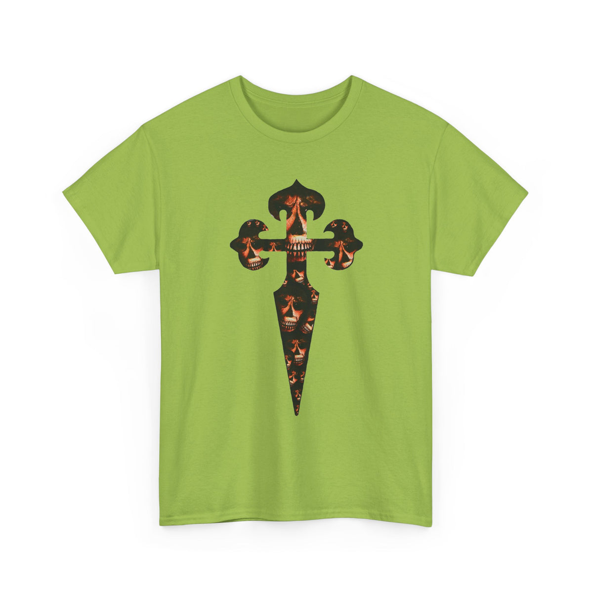 Celtic Skull Dagger Graphic Tee — Gothic Horror Print