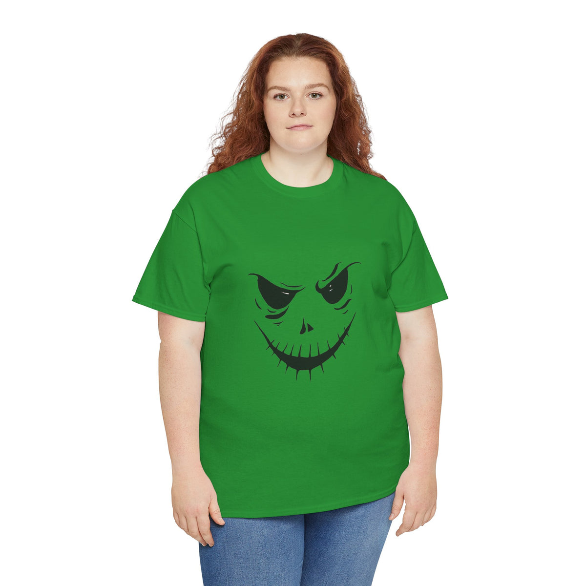 Spooky Grin T-Shirt — Jack Skellington-Inspired Halloween Tee