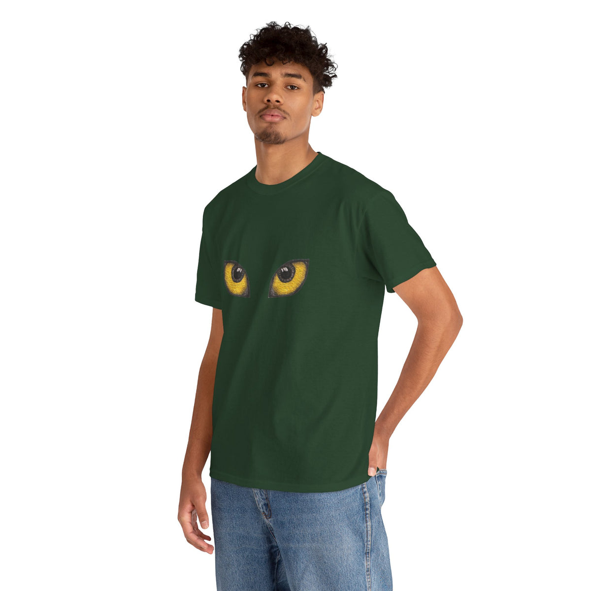 Amber Cat Eyes T-Shirt — Cat Eyes Graphic Tee
