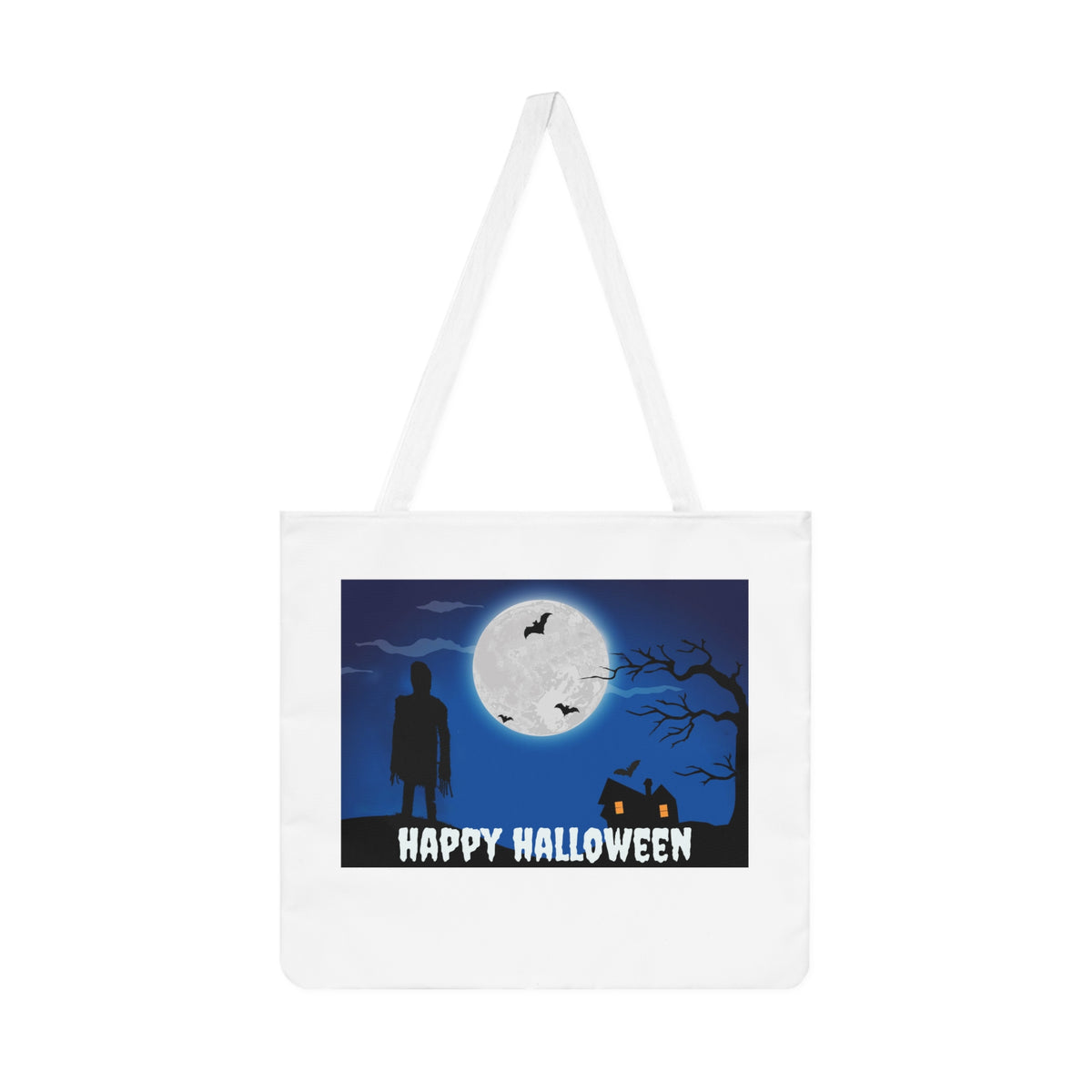 Happy Halloween Wicker Man Tote Bag – Trick-or-Treat Reusable Shopper