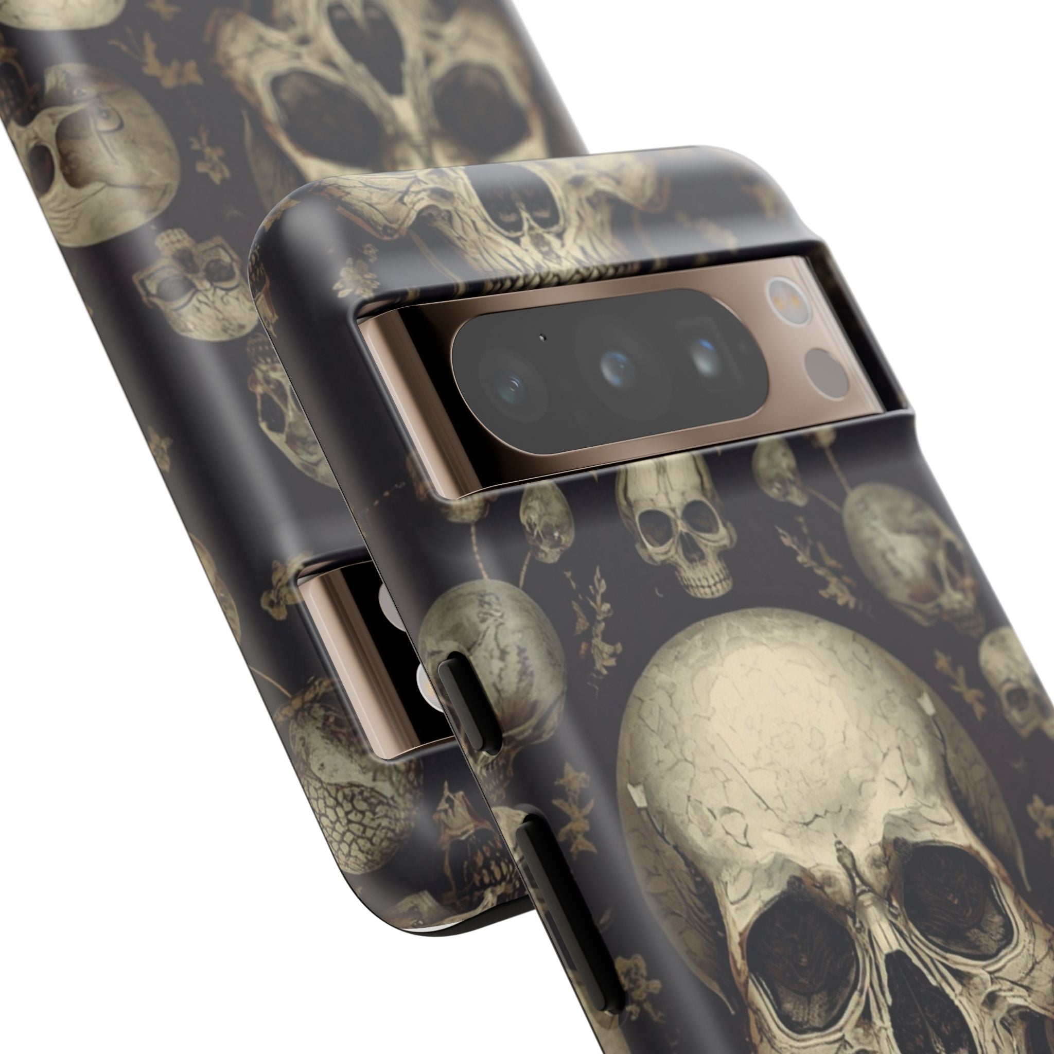Skull Pattern Phone Case — Gothic Vintage Skull Design for iPhone