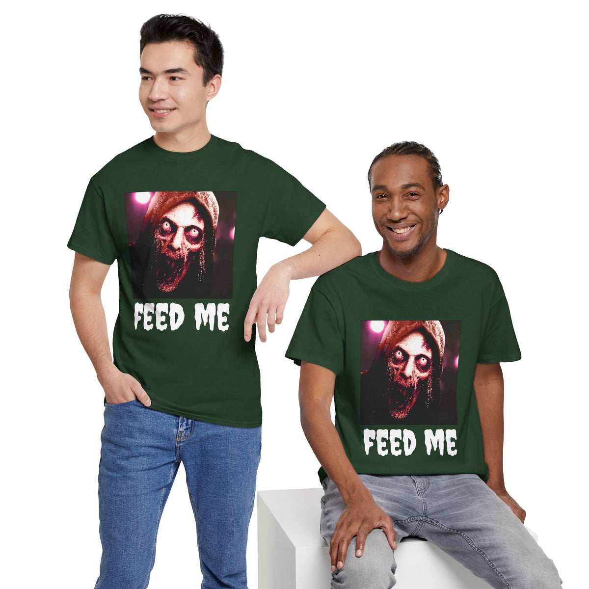 Zombie Horror 'Feed Me' Graphic Tee