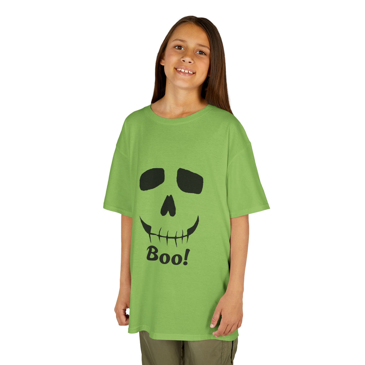 Kids Halloween 'Boo!' Skull Tee
