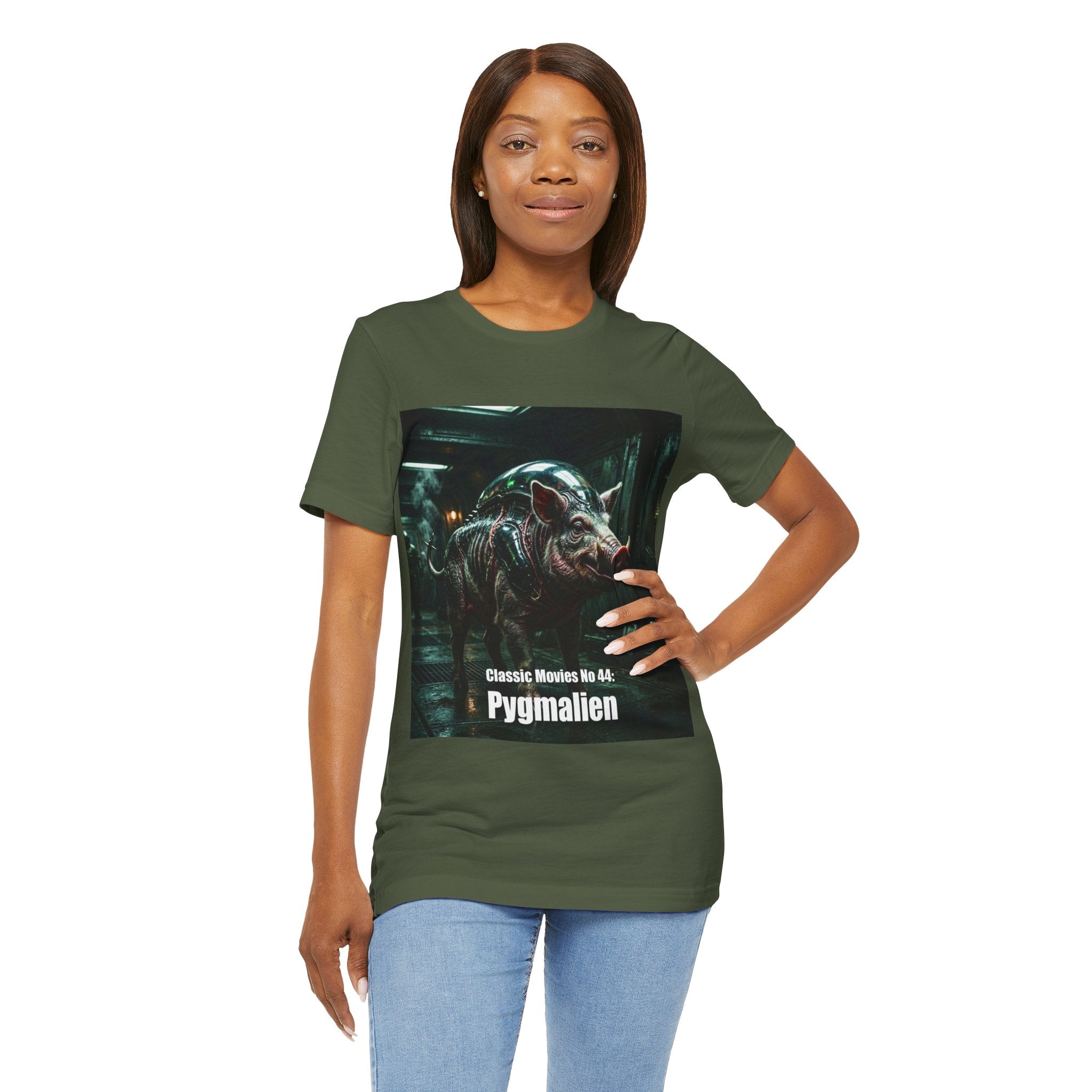 Classic Movies No 44 - Pygmalien Tee | Sci-Fi Creature Illustration