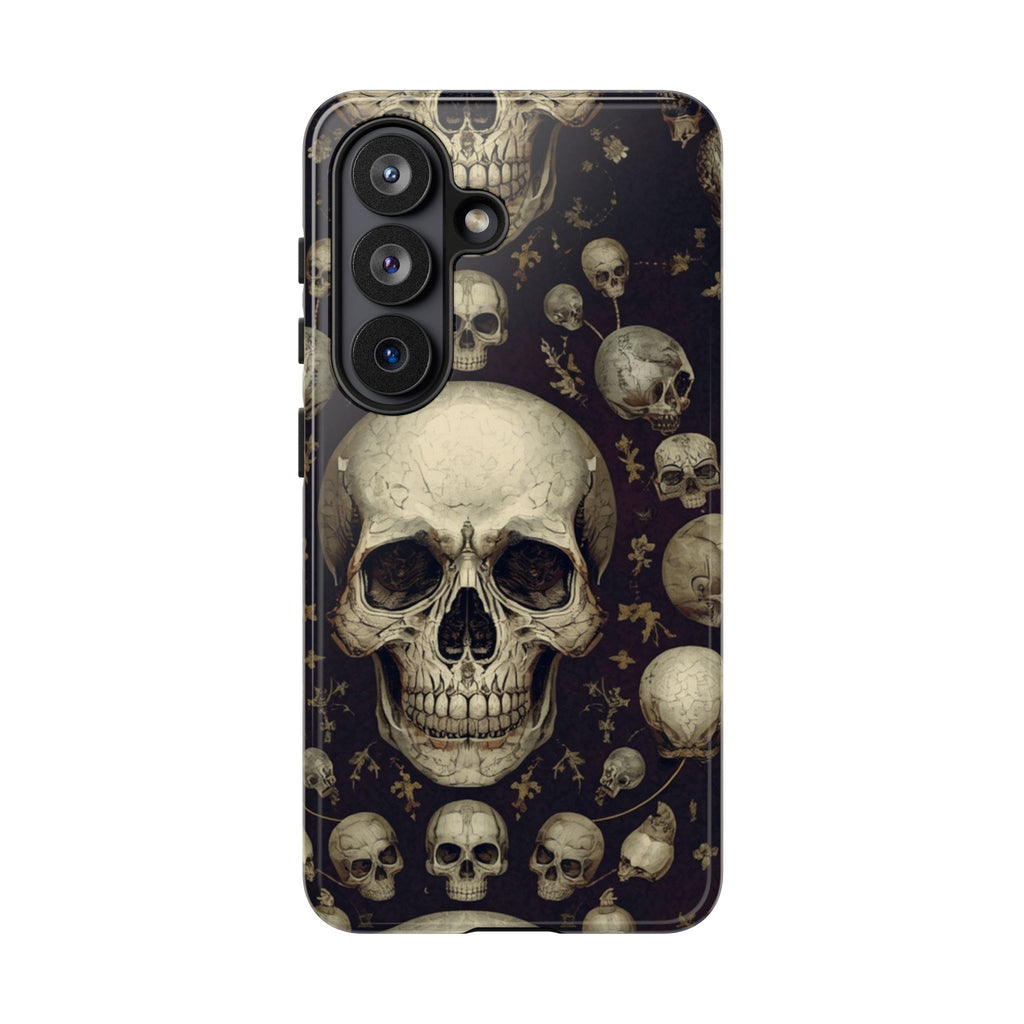 Skull Pattern Phone Case — Gothic Vintage Skull Design for iPhone