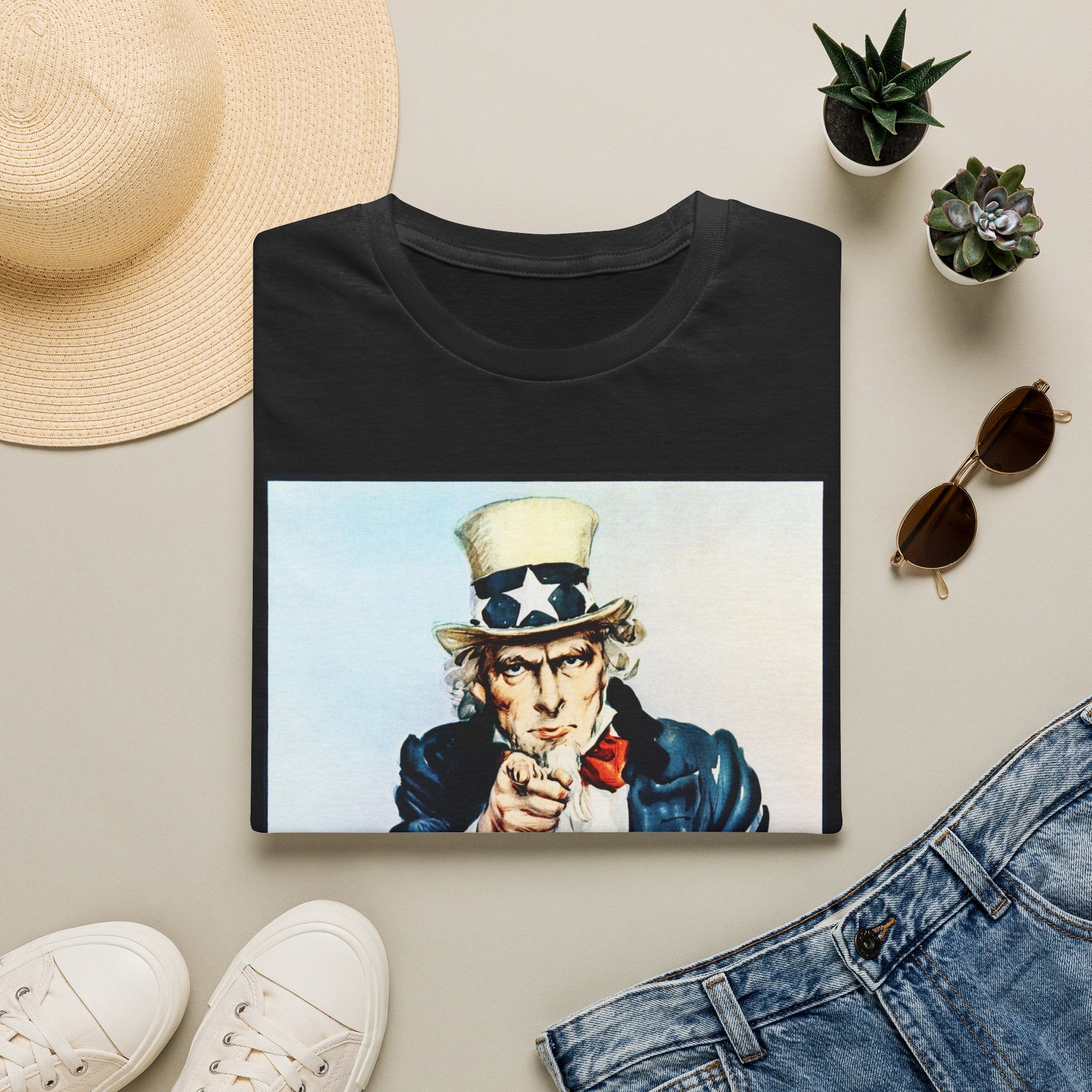 Uncle Sam Don't Be a Twat T-Shirt | Political Satire Tee