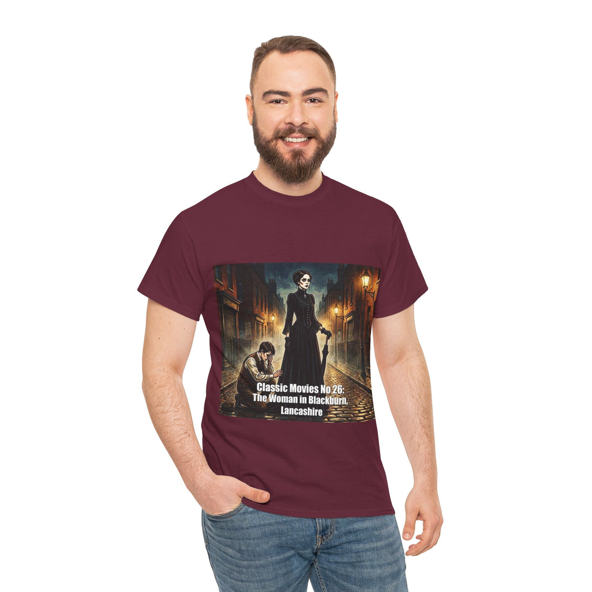 The Woman in Blackburn Lancashire Tee | Humorous Movie Poster