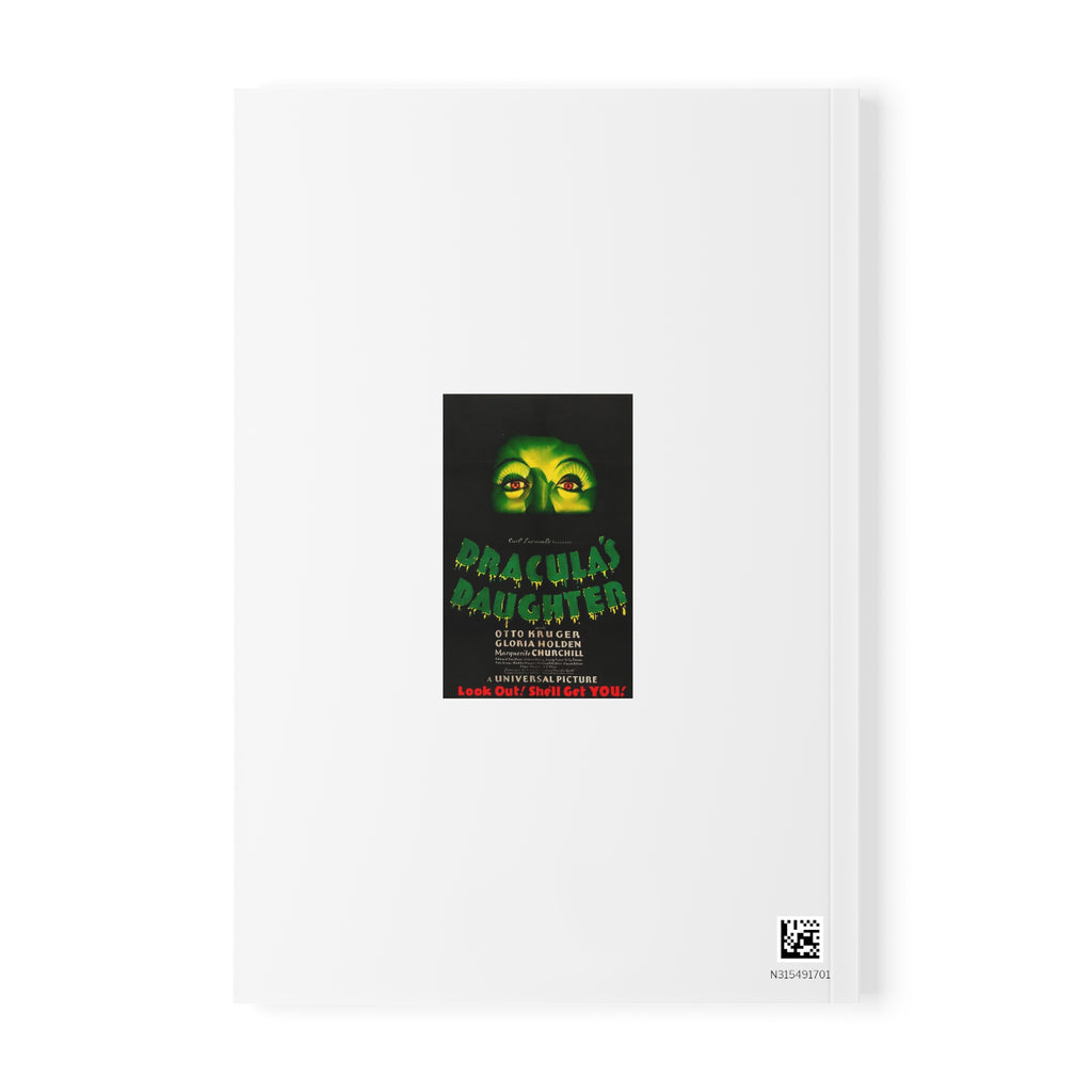 Dracula's Daughter A5 Softcover Notebook — Vintage Horror Movie Poster Journal