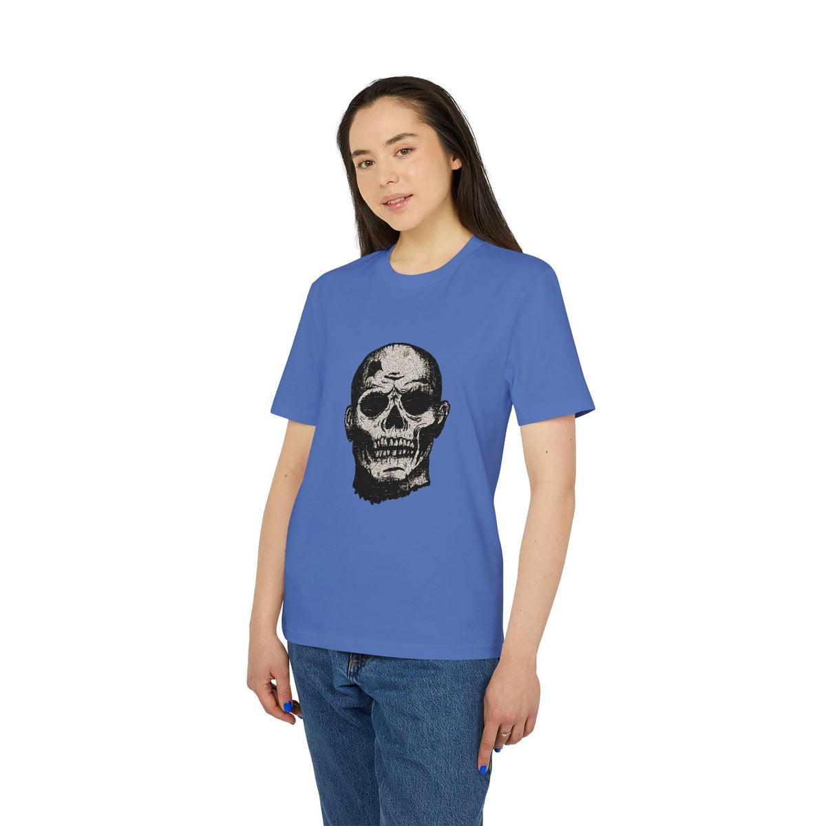 Skull Portrait T-Shirt — Vintage Horror Graphic Tee