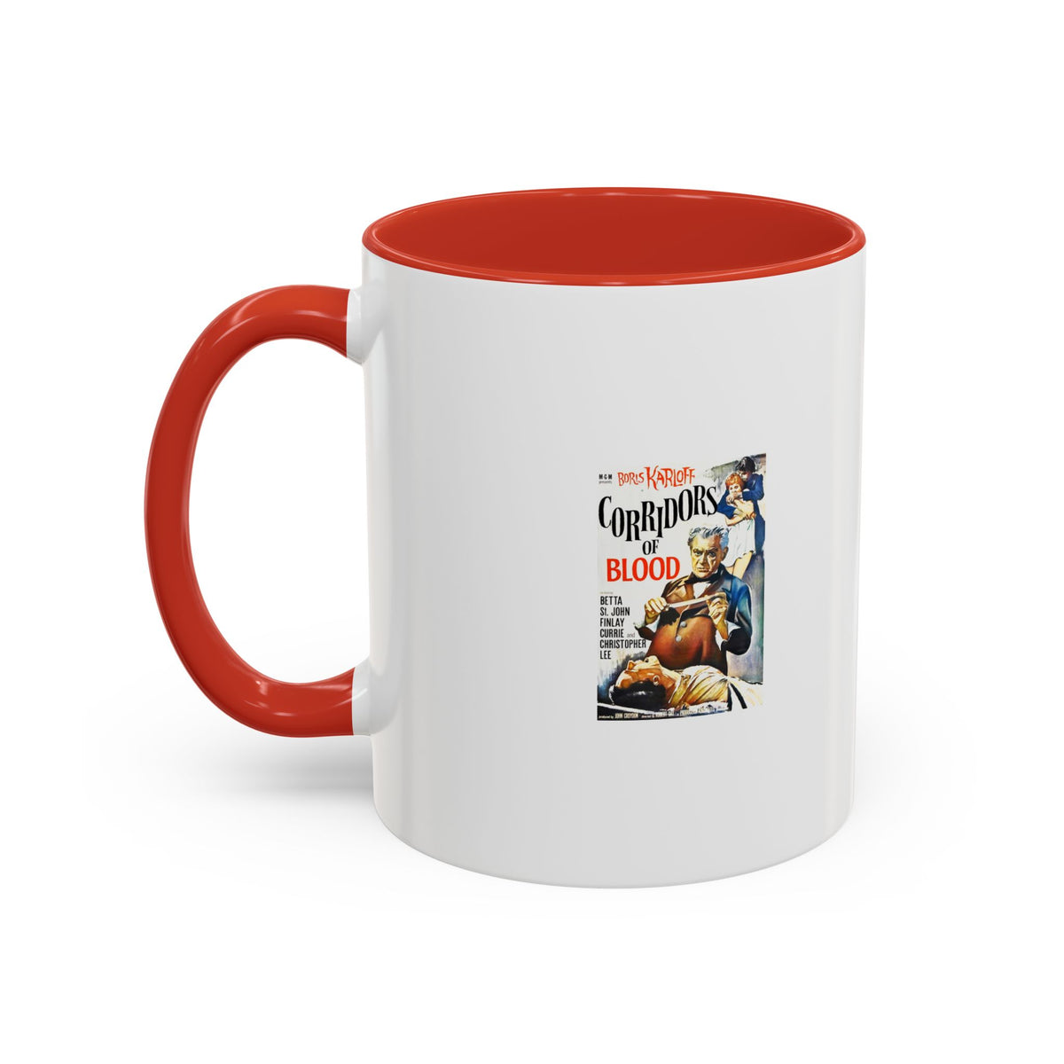 Vintage Horror Movie Poster - Corridors of Blood Mug (11/15oz)