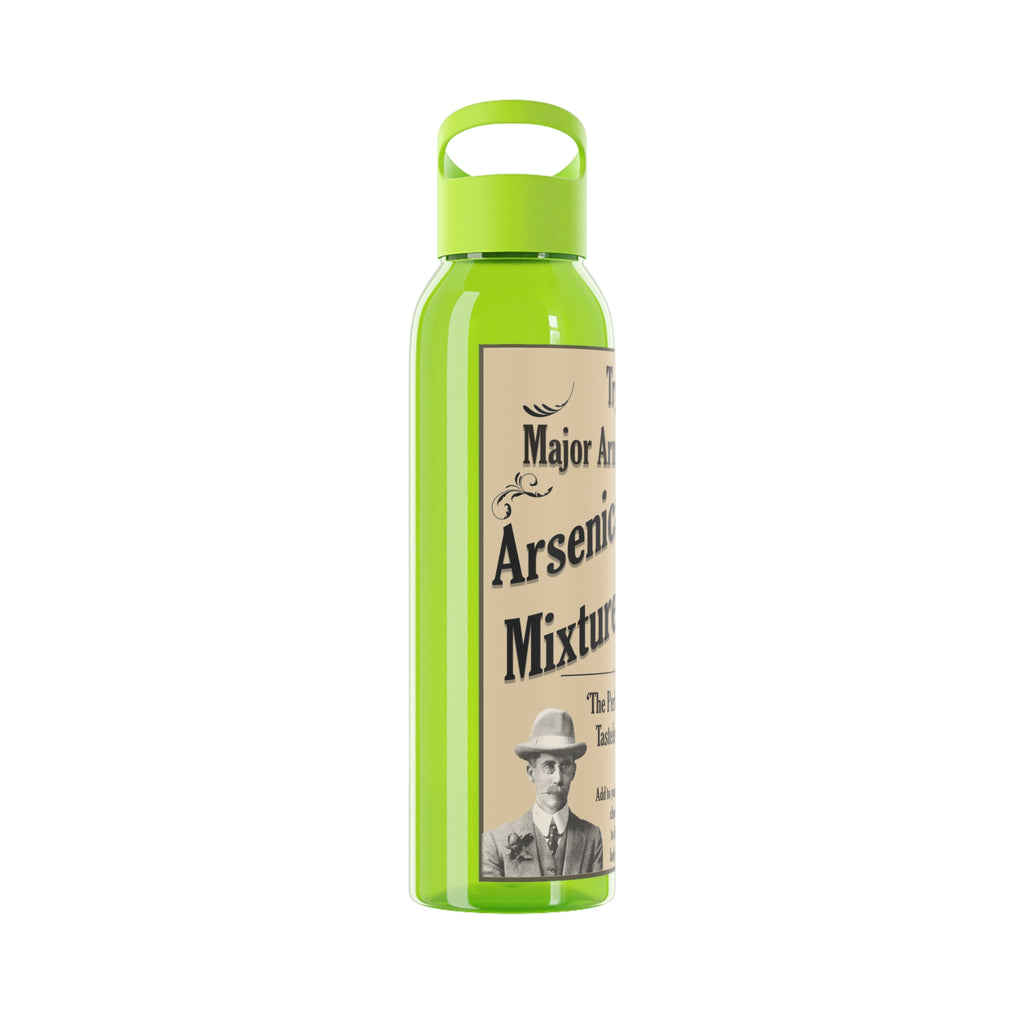 Vintage Arsenic Mixture Water Bottle — Novelty Apothecary Label