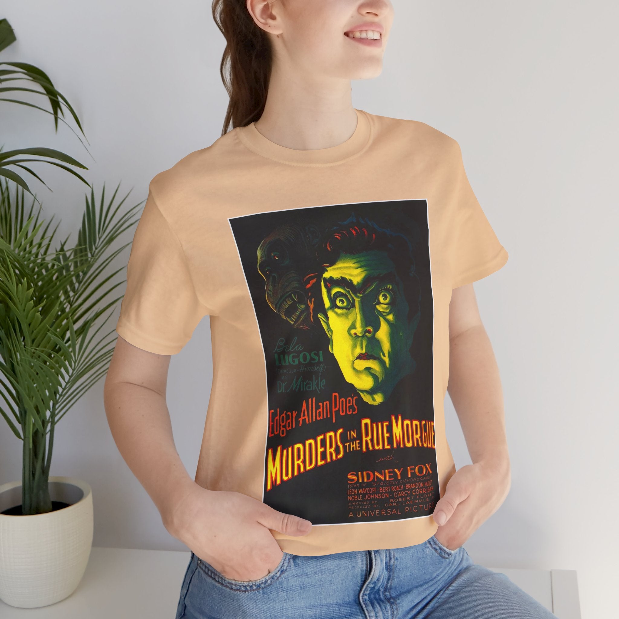 Murders in the Rue Morgue Vintage Horror Tee — Edgar Allan Poe Poster Shirt