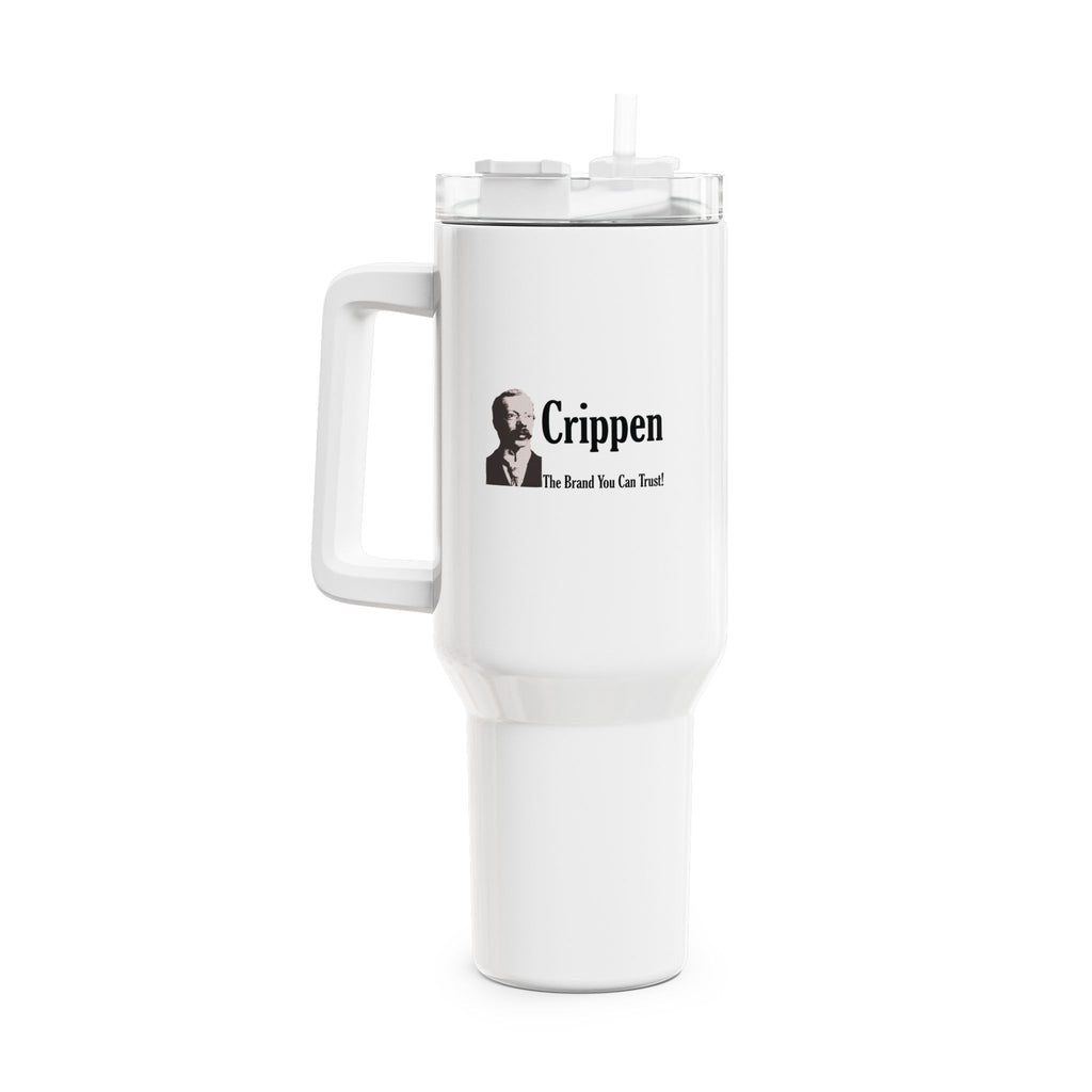 40oz Insulated Tumbler — Vintage “Dr Crippen’s Famous Hyoscine Tonic” Design