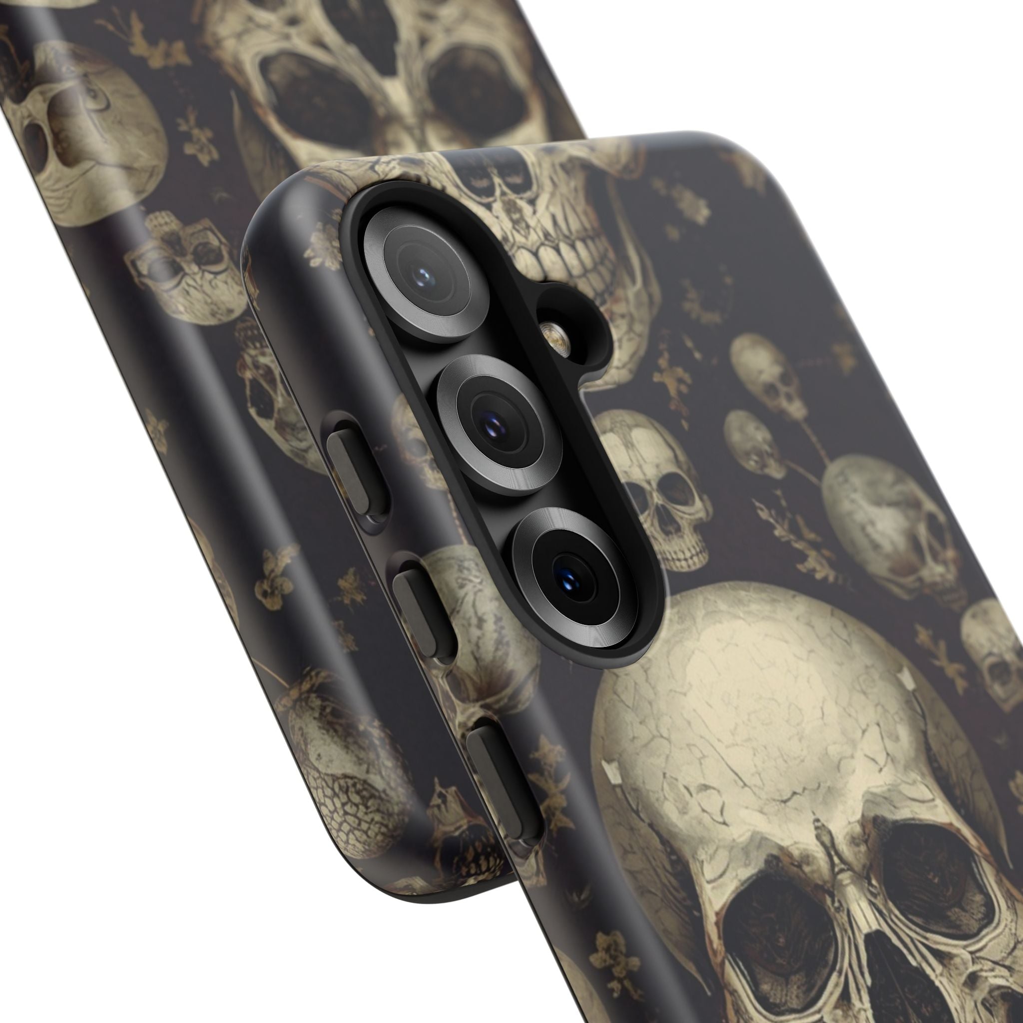 Skull Pattern Phone Case — Gothic Vintage Skull Design for iPhone