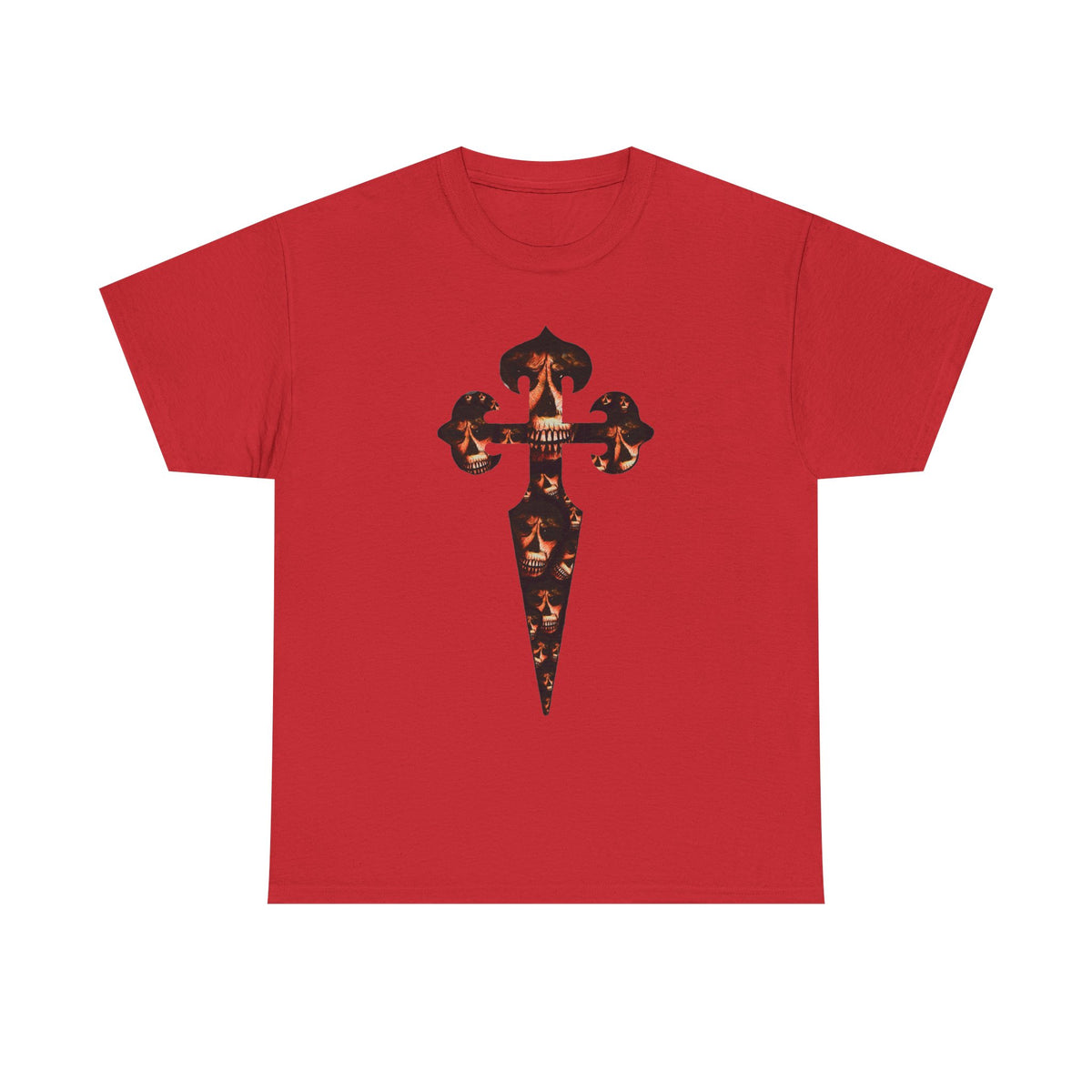 Celtic Skull Dagger Graphic Tee — Gothic Horror Print