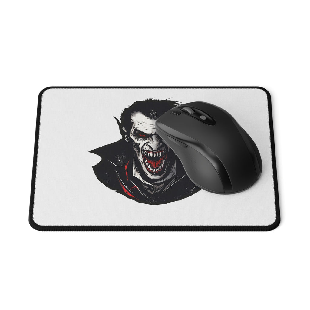 Snarling Vampire Graphic Non-Slip Gaming Mouse Pad – Gothic Vampire Head Design