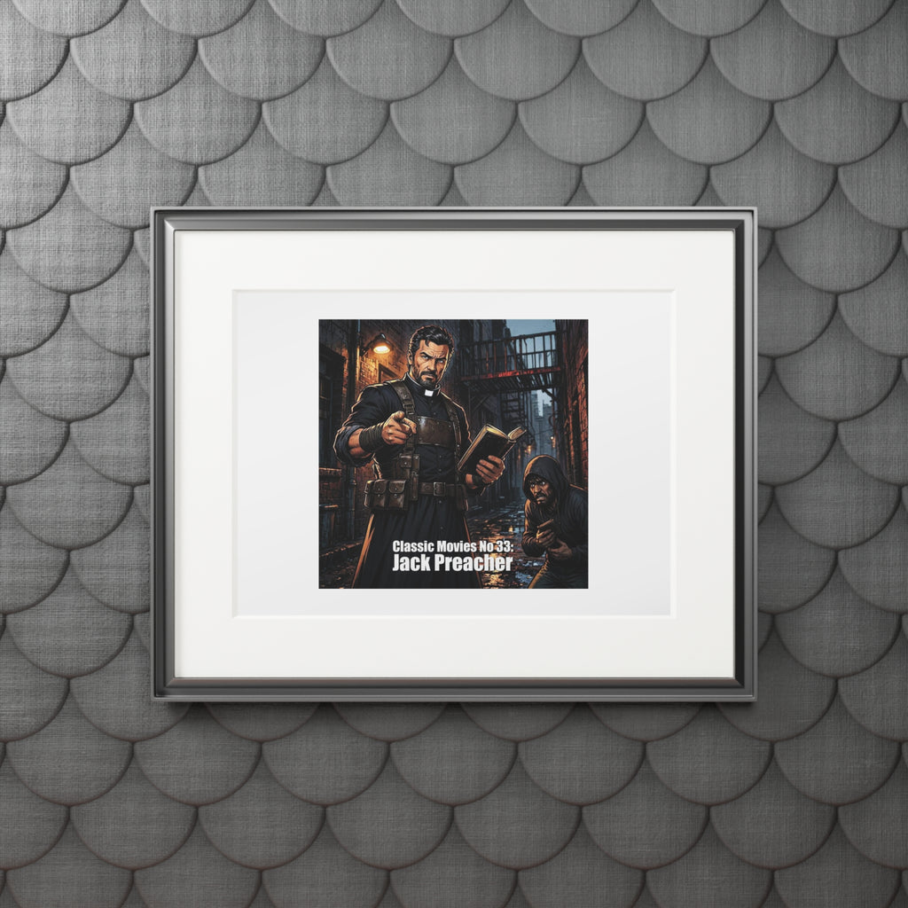 Jack Preacher Fine Art Print with Passepartout Frame