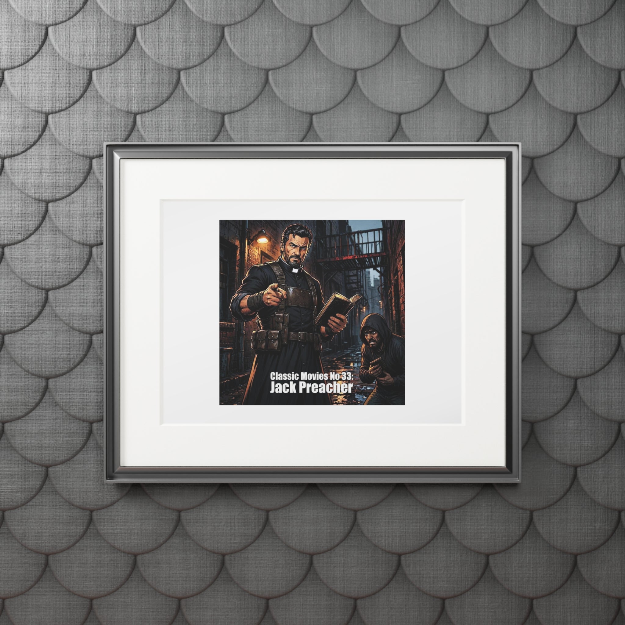 Jack Preacher Fine Art Print with Passepartout Frame