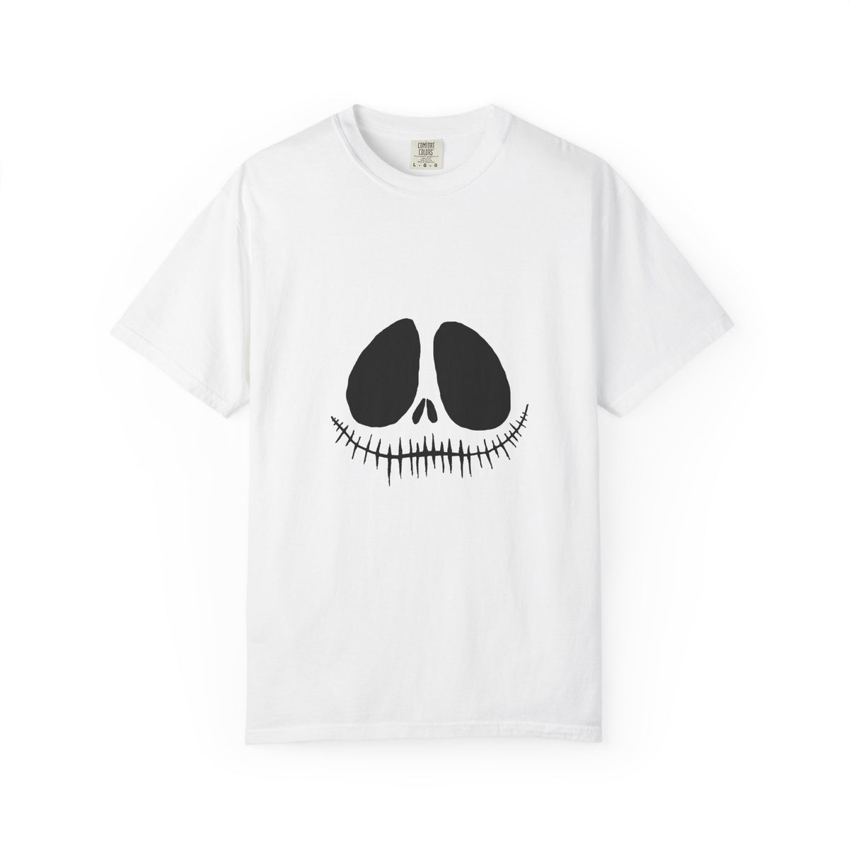 Skull Face Graphic Tee — Minimal Halloween Skull T-Shirt