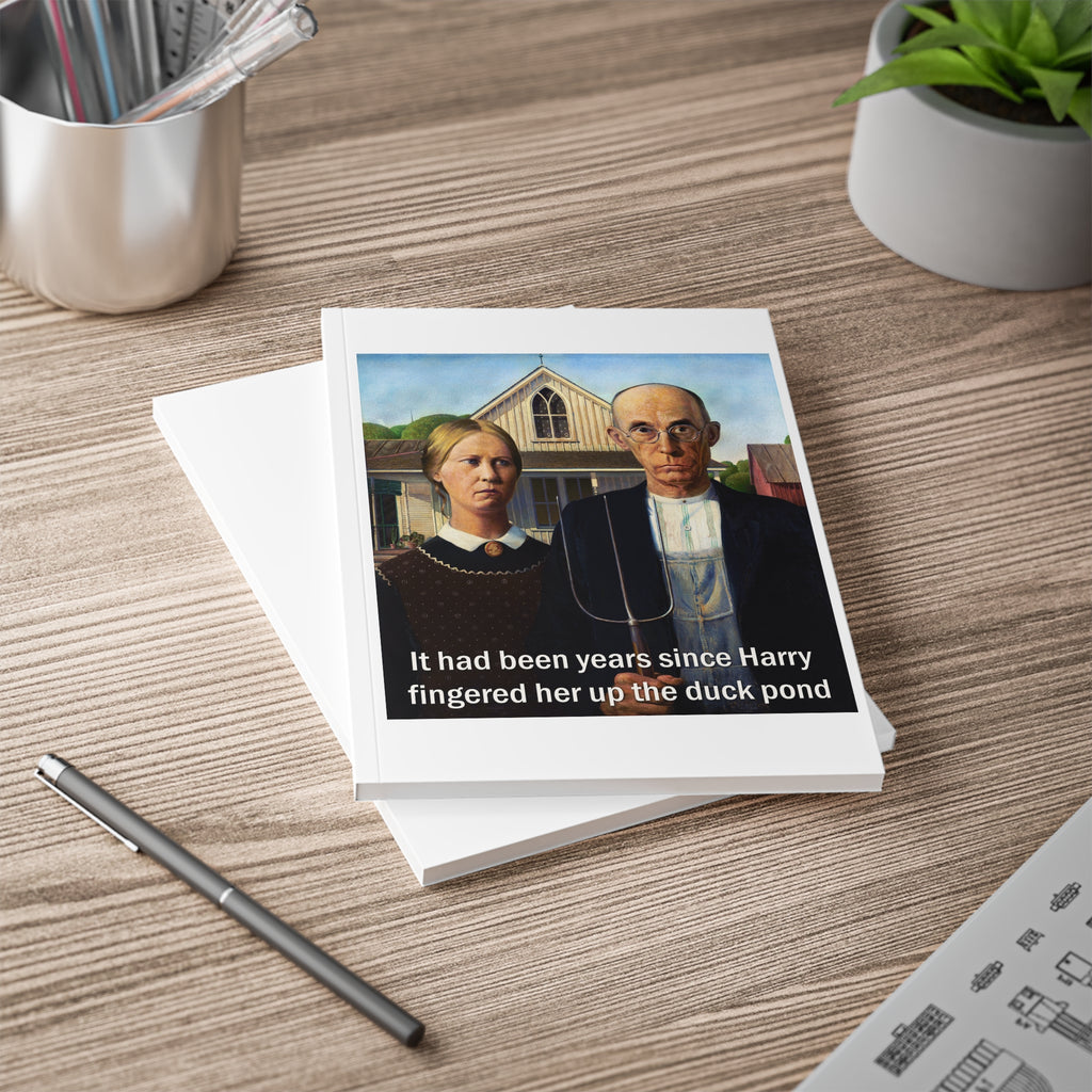 It had been years... American Gothic Notebook