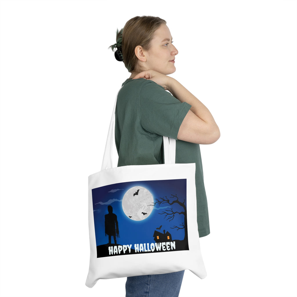 Happy Halloween Wicker Man Tote Bag – Trick-or-Treat Reusable Shopper