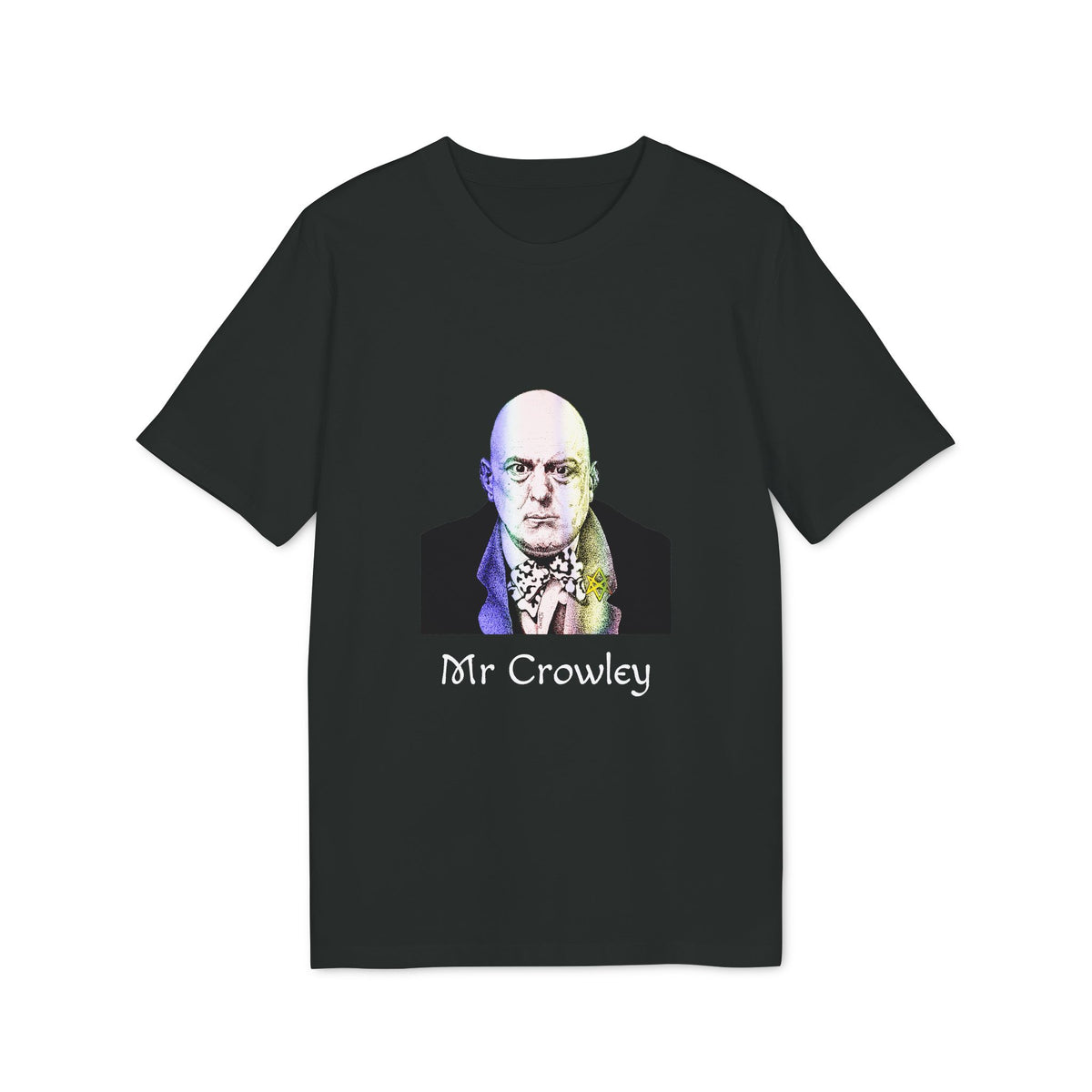 Mr. Crowley Graphic T-Shirt — Occult Rock Portrait Tee