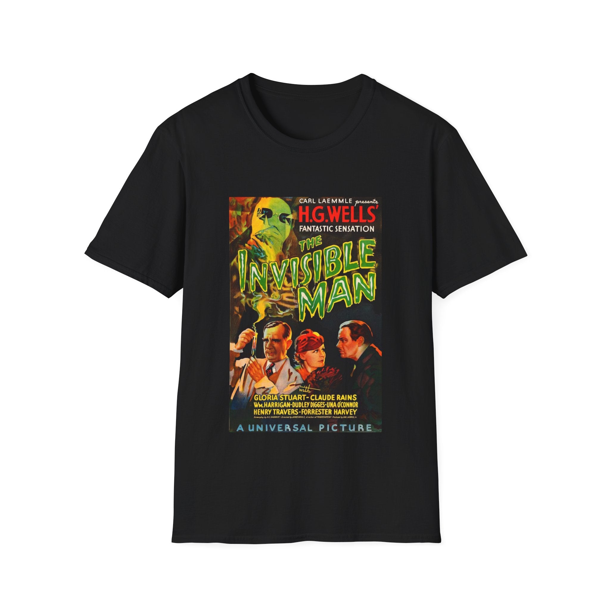 The Invisible Man Vintage Poster T-Shirt