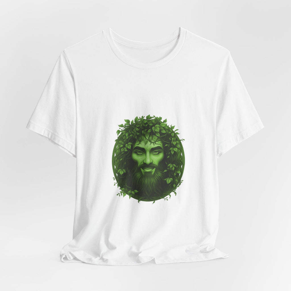 Green Man Nature T-Shirt — Celtic Forest Spirit Tee