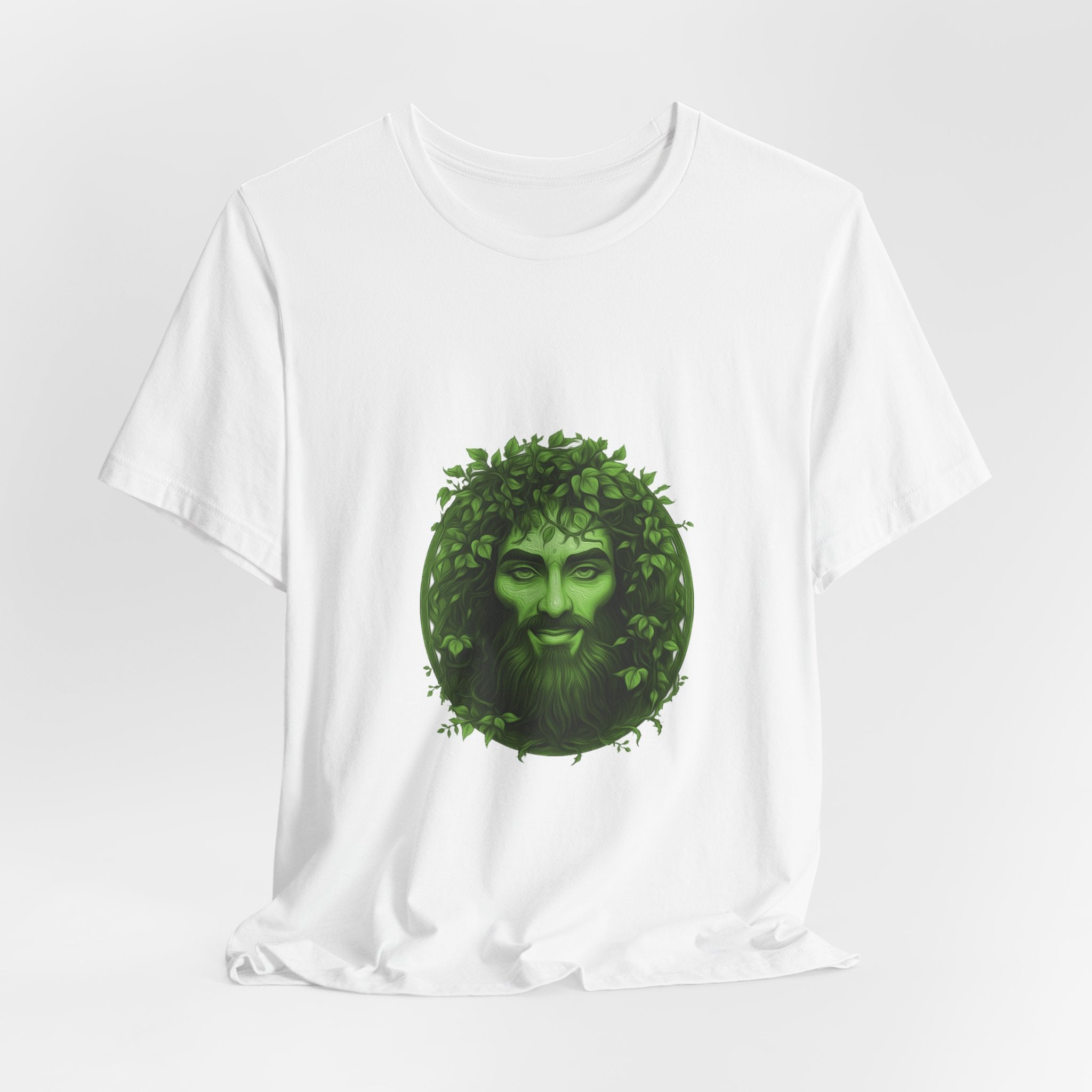 Green Man Nature T-Shirt — Celtic Forest Spirit Tee