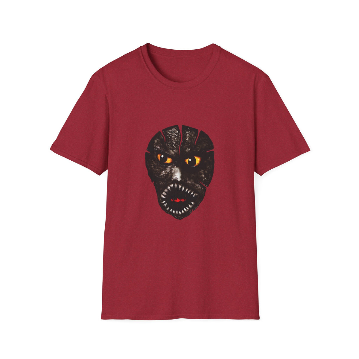 Cracked Face Orange-Eyed Freak T-Shirt — Fierce Graphic Tee