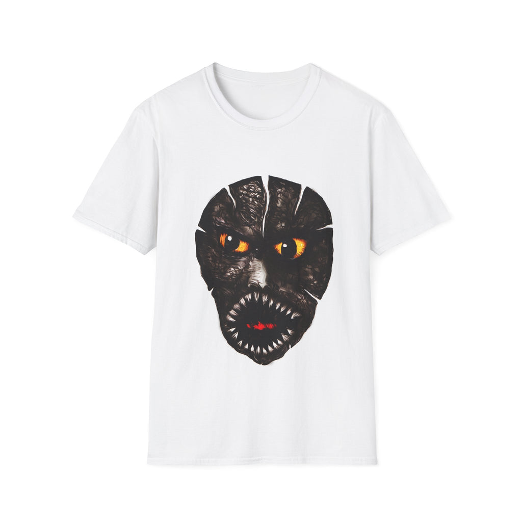 Cracked Face Orange-Eyed Freak T-Shirt — Fierce Graphic Tee