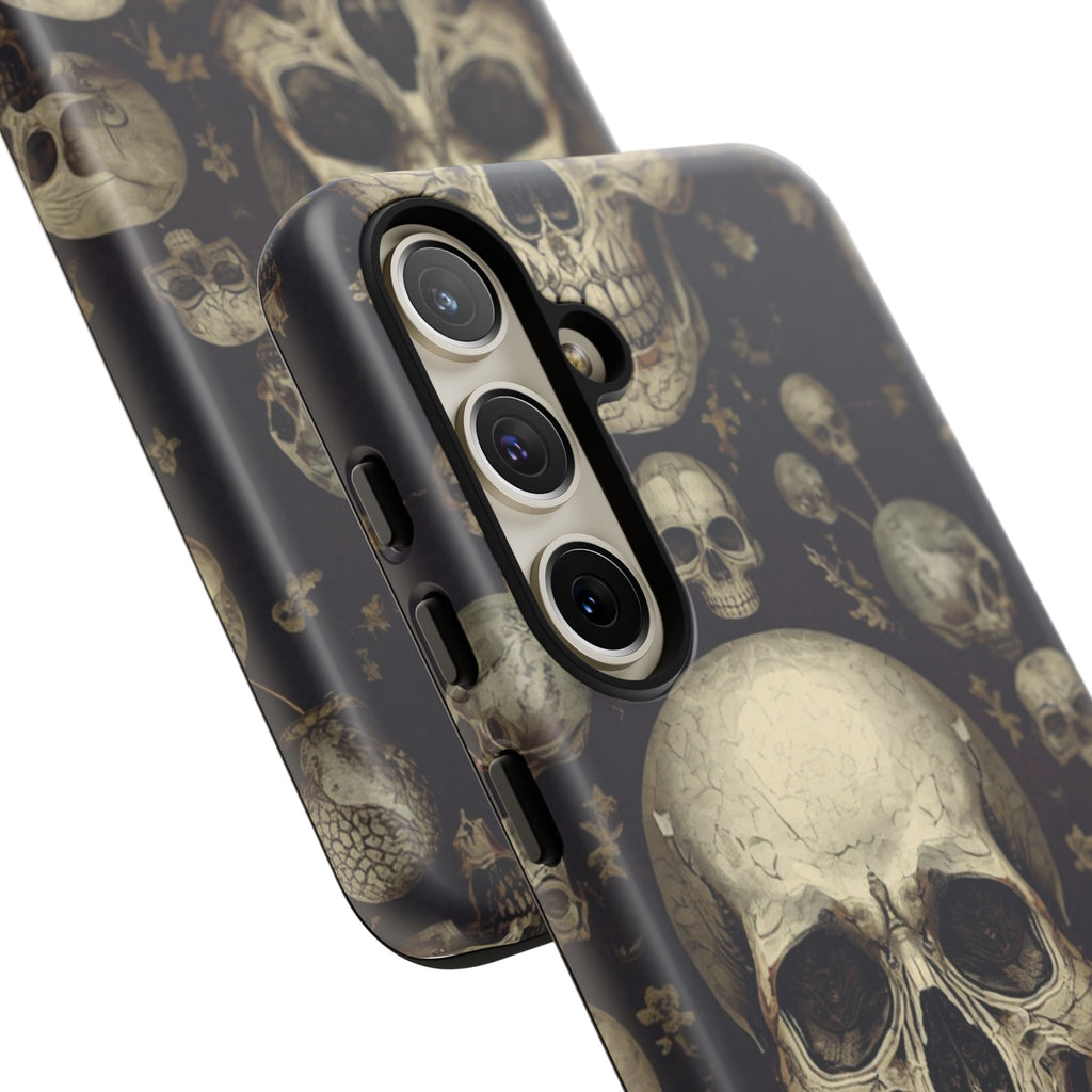 Skull Pattern Phone Case — Gothic Vintage Skull Design for iPhone