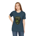 Creepy Green Distorted Face Tee — Surreal Horror Graphic T-Shirt