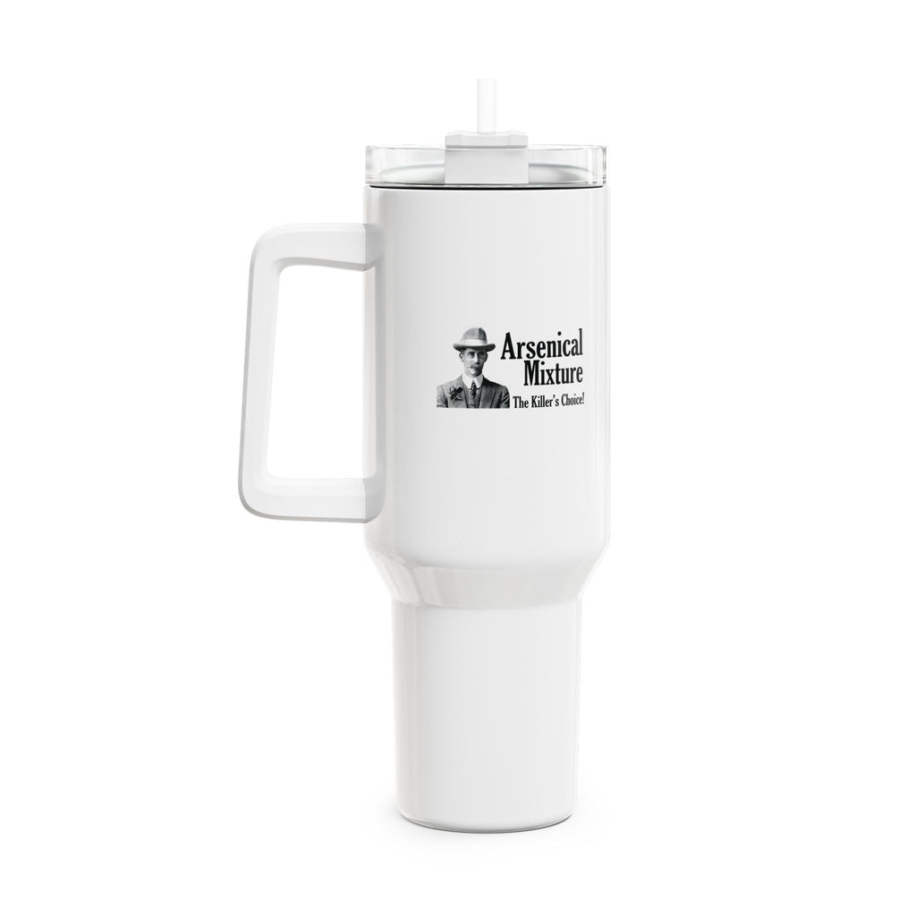 Arsenical Mixture Branded 40oz Tumbler — Humorous Travel Mug
