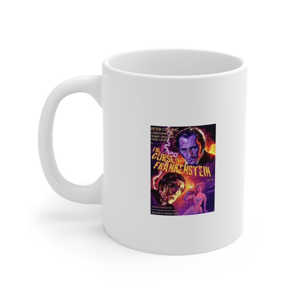 Curse of Frankenstein Poster Mug — Vintage Horror Movie Coffee Cup