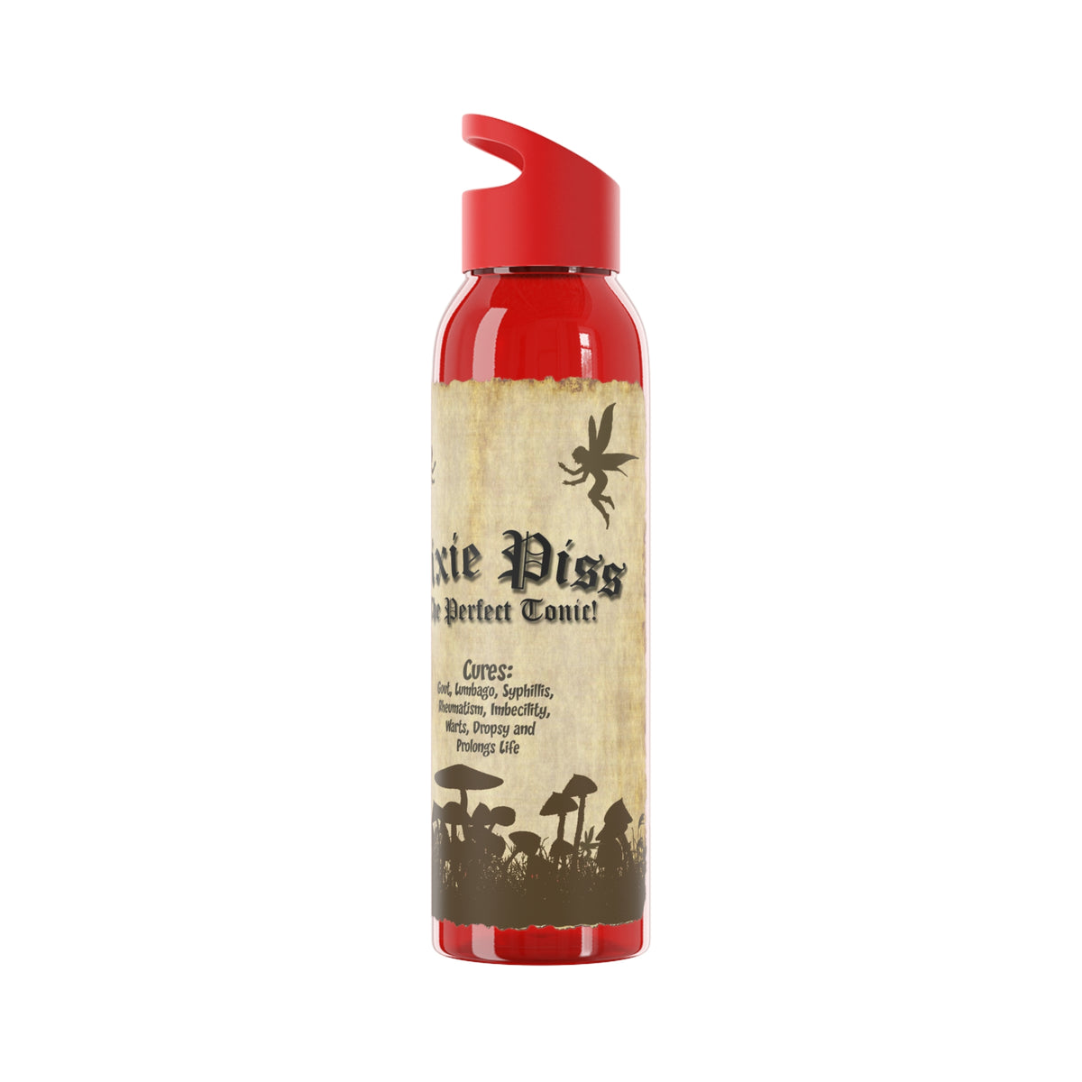 Pixie Piss Water Bottle — Fantasy Fairy Potion Label Drink Bottle
