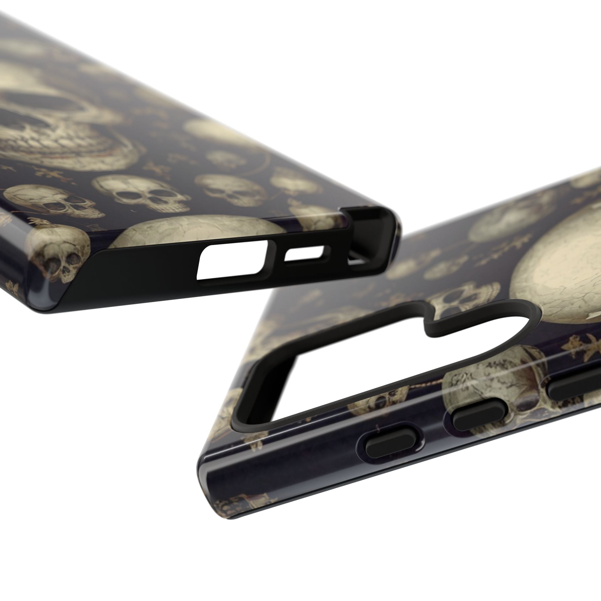 Skull Pattern Phone Case — Gothic Vintage Skull Design for iPhone