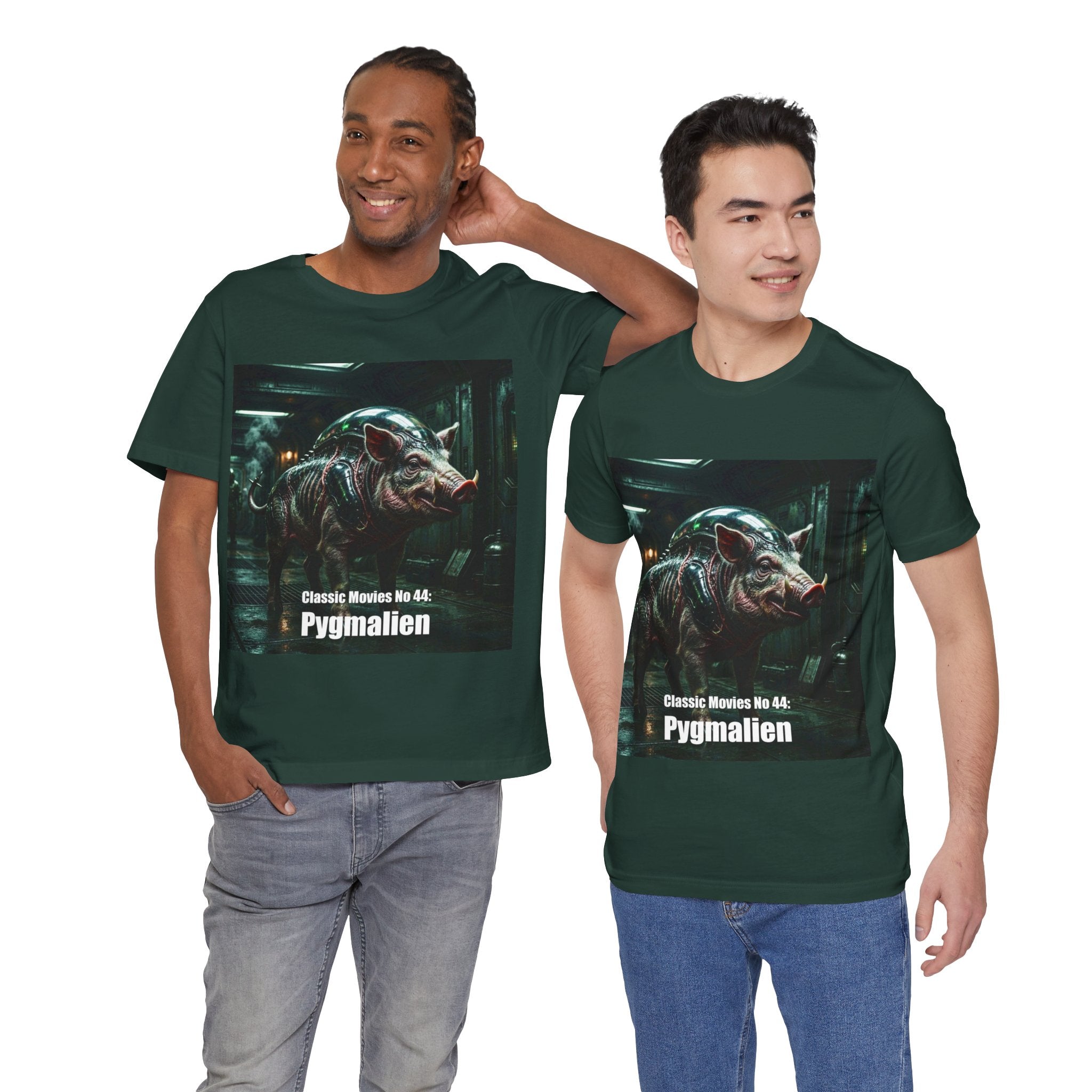 Classic Movies No 44 - Pygmalien Tee | Sci-Fi Creature Illustration