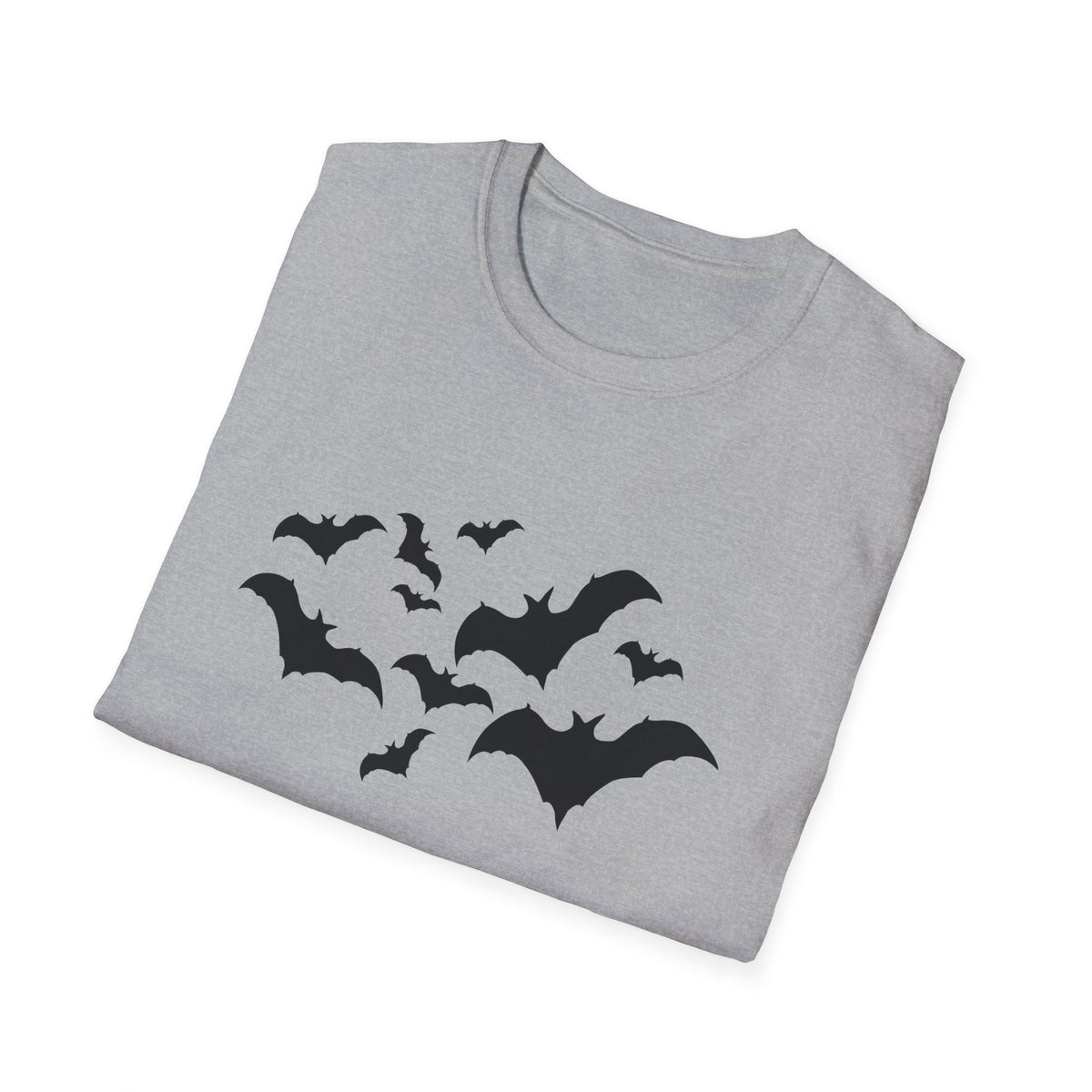 Bat Silhouette T‑Shirt — "Batshit Crazy" Graphic Halloween Tee