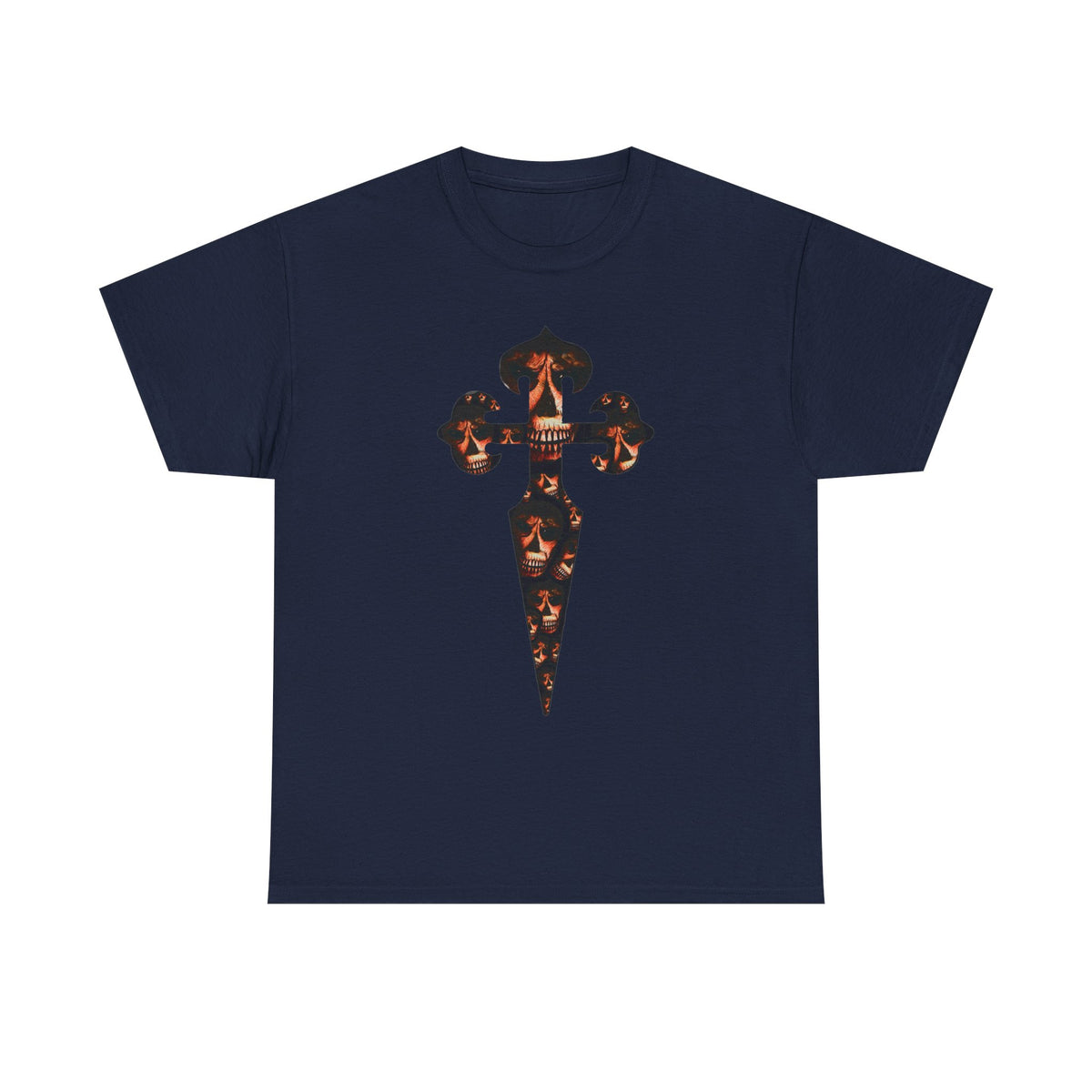 Celtic Skull Dagger Graphic Tee — Gothic Horror Print