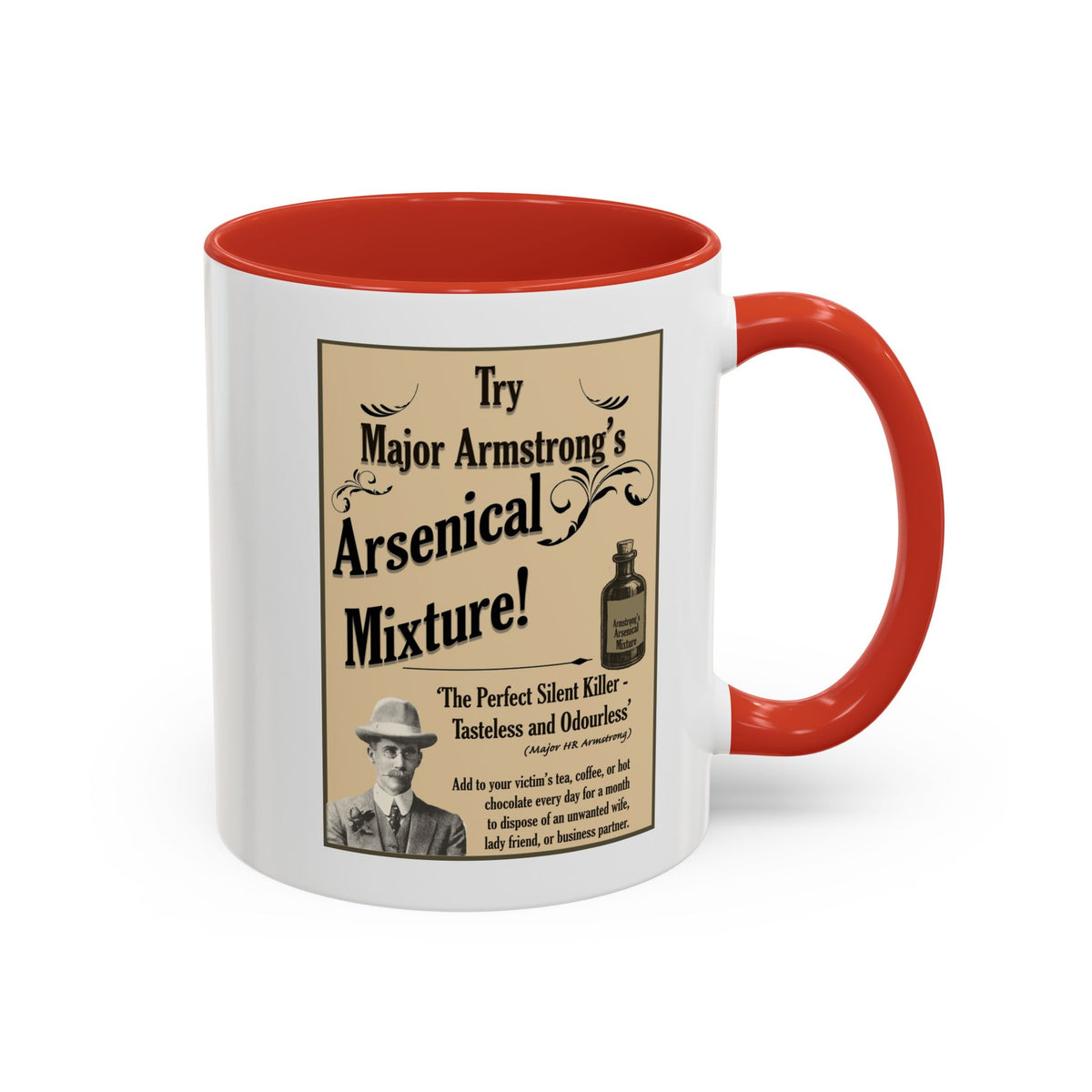 Vintage Arsenical Mixture Coffee Mug - Retro Advertising Accent Mug